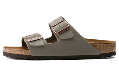 Birkenstock Arizona Birkibuc 'Stone' 0151211