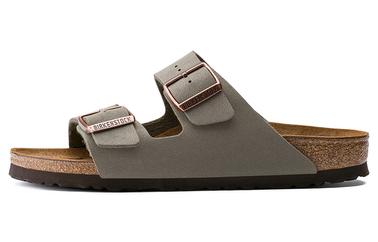Birkenstock Arizona Birkibuc 'Stone' 0151211