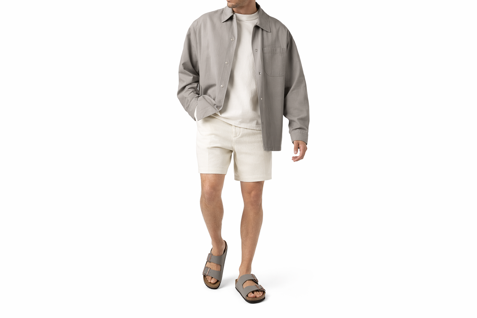 Order Birkenstock Arizona Birkibuc ''Stone'' Sandali 0151211