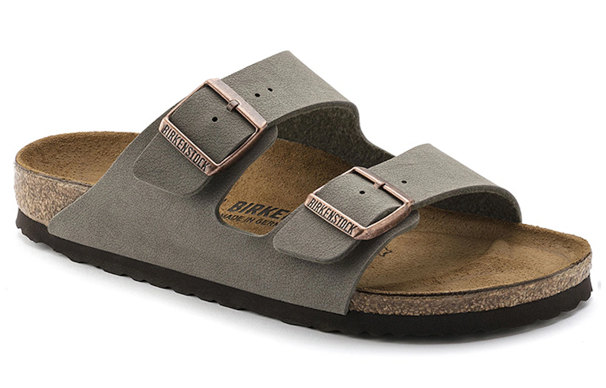 Birkenstock Arizona Birkibuc 'Stone' 0151211