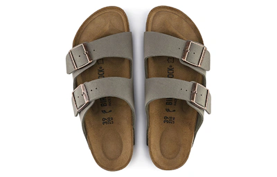 Birkenstock Arizona Birkibuc 'Stone' 0151211