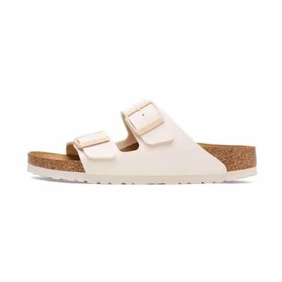 Birkenstock Arizona Birko-Flor Eggshell 'White'