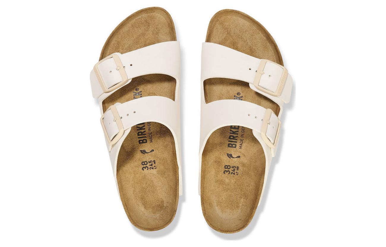 Shop Birkenstock Arizona Birko-Flor Telur 'Putih' 1027339