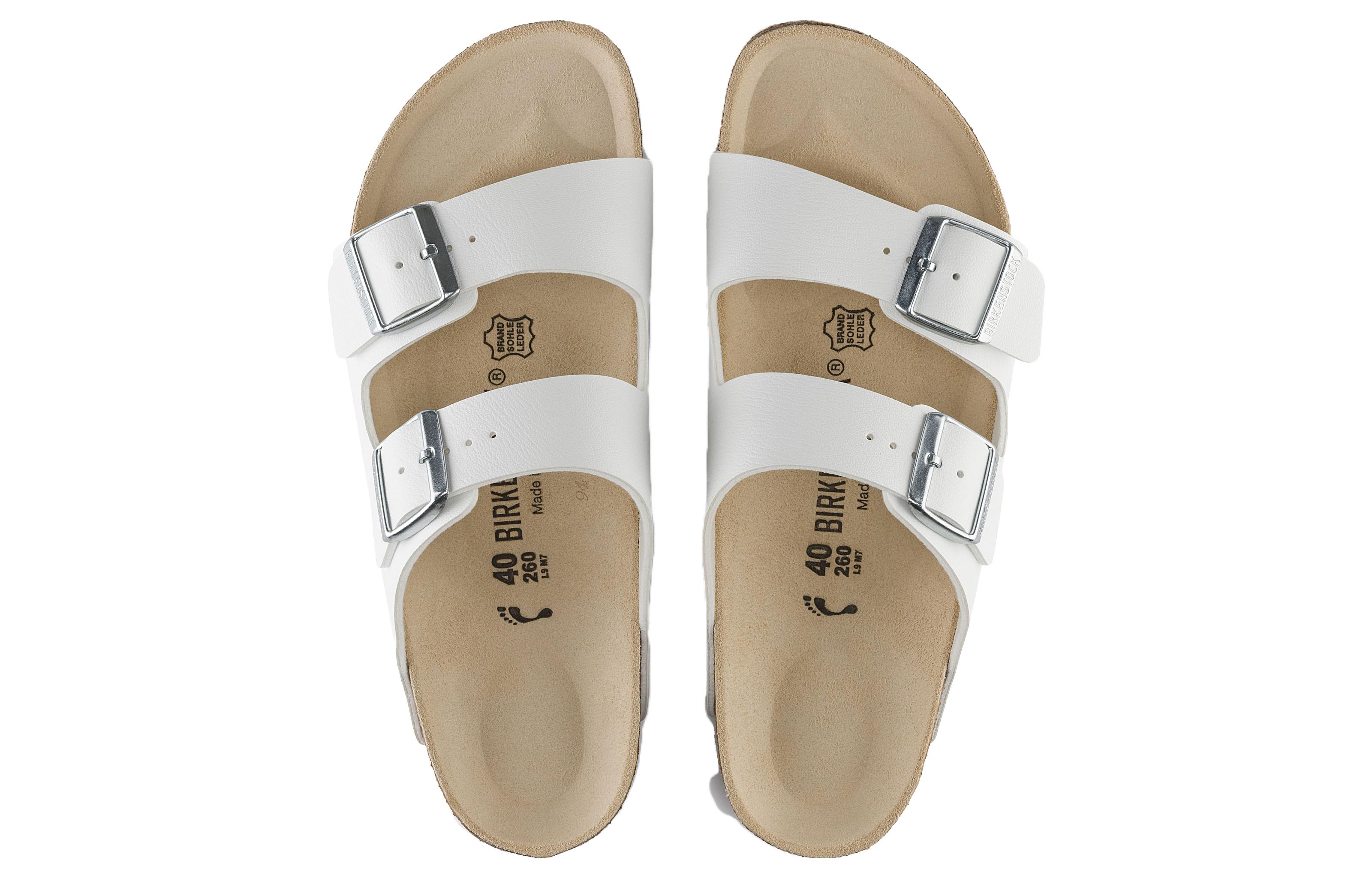 Birkenstock Arizona Birko-Flor Narrow 'White' 圖 4