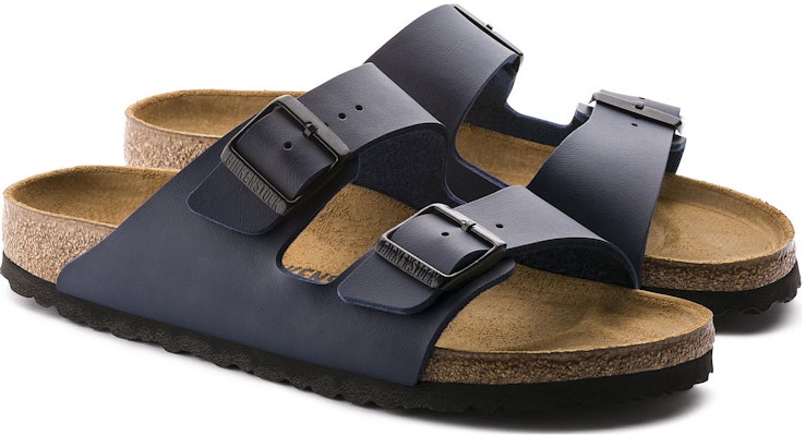 Birkenstock Arizona Birko-Flor Sandals 'Blue' 0051751 Lookbook Birkenstock Arizona Birko-Flor Sandals 'Blue' 0051751
