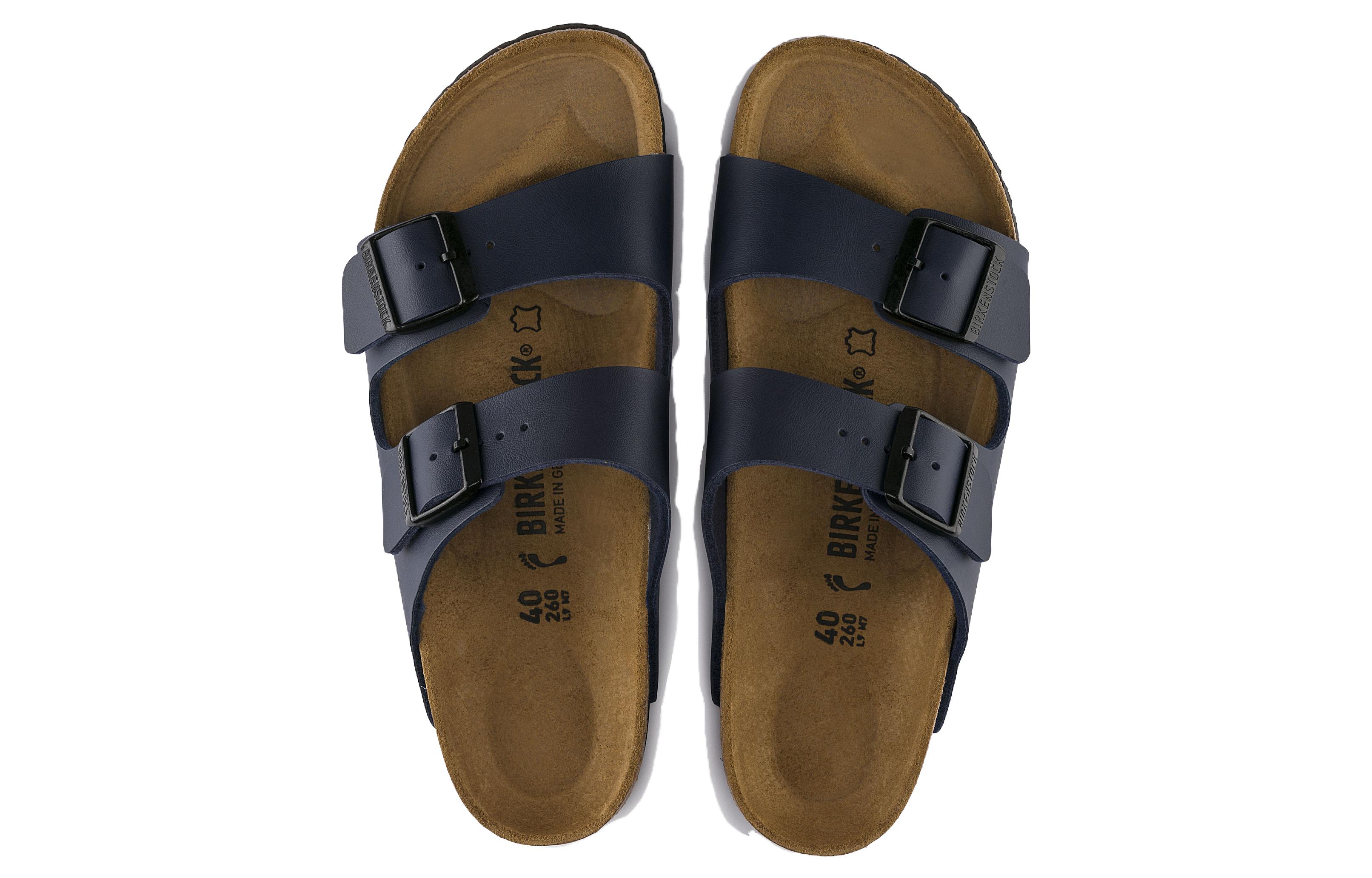 Shop Sandal Birkenstock Arizona Birko-Flor 'Biru' 0051751