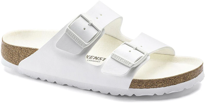 Birkenstock Arizona Birko-Flor Narrow Fit 'White' Putih 1019046 Order Birkenstock Arizona Birko-Flor Narrow Fit 'White' Putih 1019046