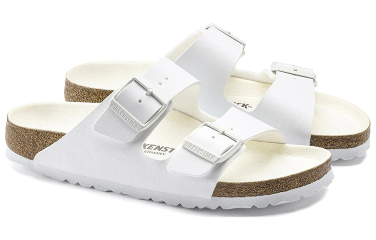 Birkenstock Arizona Birko-Flor Narrow Fit 'White' 圖 3