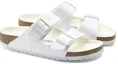 Lookbook Birkenstock Arizona Birko-Flor Narrow Fit 'White' Putih 1019046