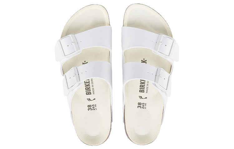 Birkenstock Arizona Birko-Flor Narrow Fit 'White' 圖 4