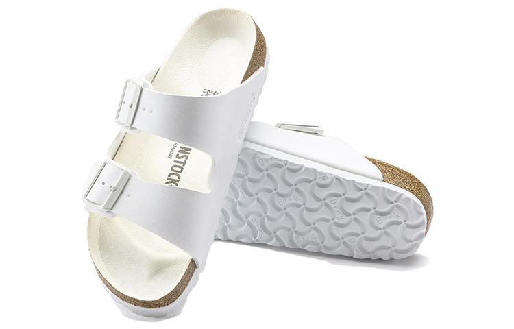 Birkenstock Arizona Birko-Flor Narrow Fit 'White' 圖 5
