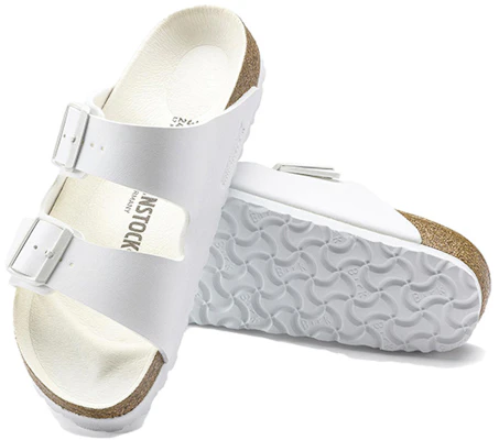Birkenstock Arizona Birko-Flor Narrow Fit 'White' Putih 1019046 Purchase Birkenstock Arizona Birko-Flor Narrow Fit 'White' Putih 1019046