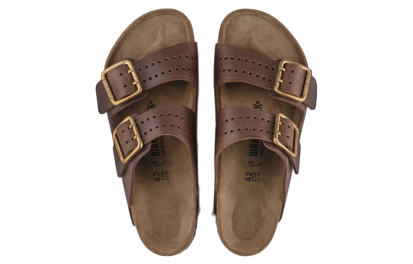 Shop ビルケンシュトック アリゾナ ボールド (Roast Brown) 1022605/1022625