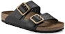 Sandal Kulit Tegar Birkenstock Arizona 1022604 'Hitam' 1022604/1022515