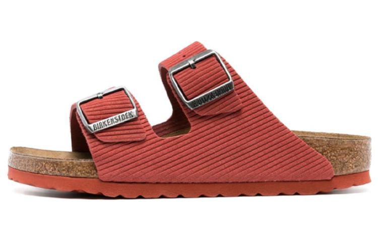 Birkenstock Arizona Embossed Corduroy Suede Sienna Red 1026145/1026102