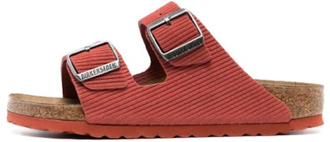 Birkenstock Arizona Embossed Corduroy Suede Sienna Red 1026145/1026102 Birkenstock Arizona Embossed Corduroy Suede Sienna Red 1026145/1026102