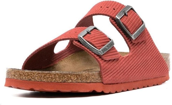 Birkenstock Arizona 压纹灯芯绒绒面革 红色拖鞋 1026145/1026102 Order Birkenstock Arizona 压纹灯芯绒绒面革 红色拖鞋 1026145/1026102
