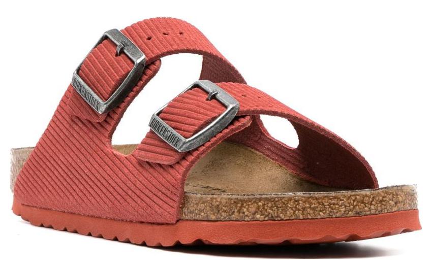Lookbook Birkenstock Arizona Corduroy Suede Sienna Merah Embossed 1026145/1026102