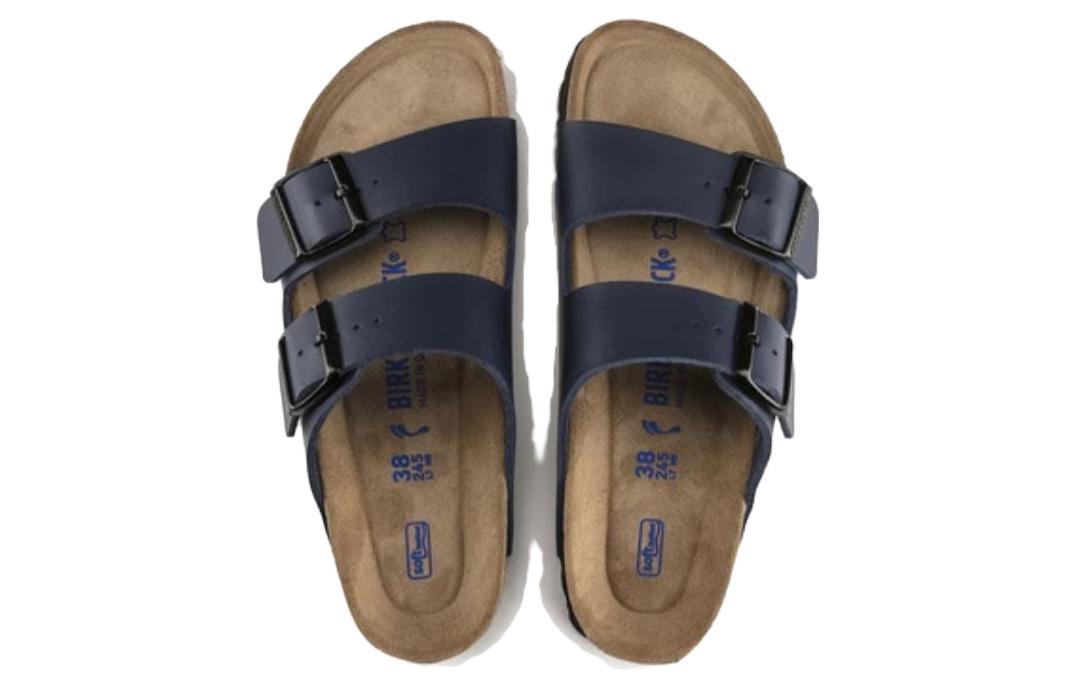 Shop Birkenstock Arizona Essentials EVA“海军石窄版” 0051063