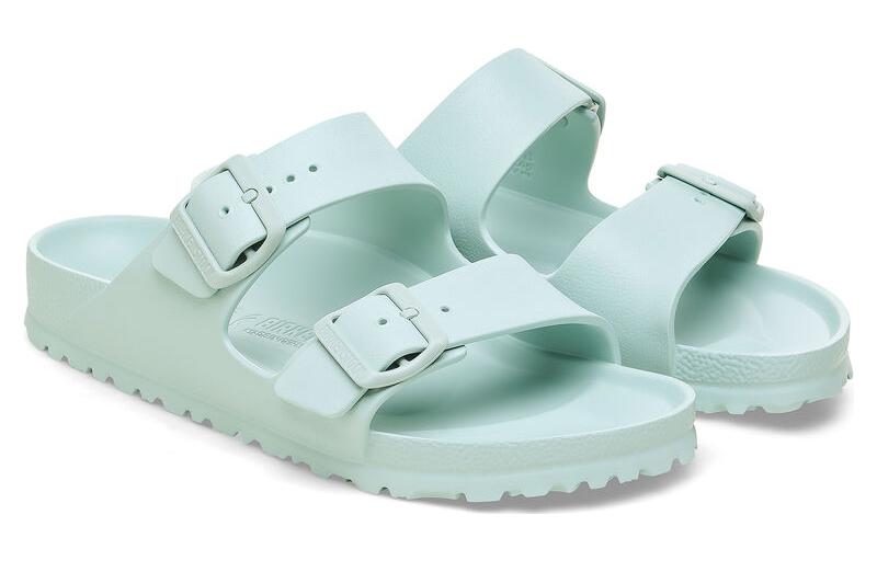 Lookbook Birkenstock EVA 百搭舒適簡約 一字拖鞋 男女通用 碧綠 窄版