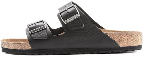 Birkenstock Arizona Grip Leather Sandals 'Vintage Wood Black' 1023115 Birkenstock Arizona Grip Leather Sandals 'Vintage Wood Black' 1023115