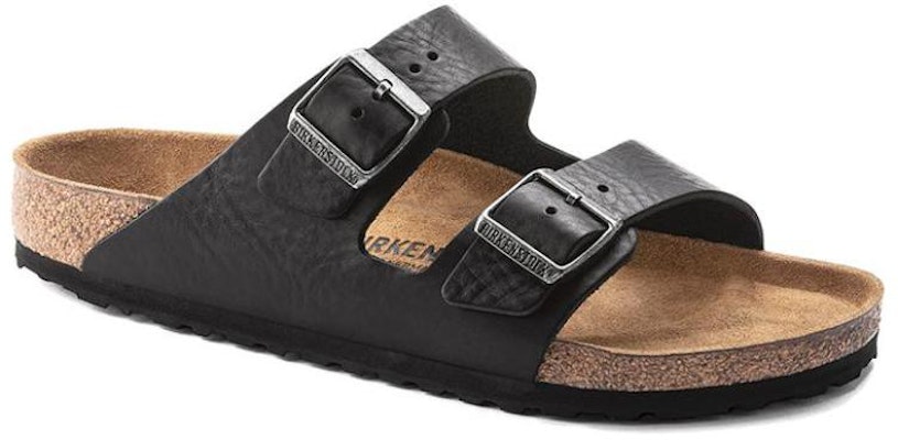 Birkenstock Arizona Grip Leather Sandals 'Vintage Wood Black' 1023115 Order Birkenstock Arizona Grip Leather Sandals 'Vintage Wood Black' 1023115
