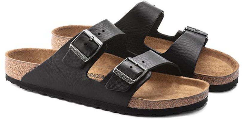 Birkenstock Arizona Grip Leather Sandals 'Vintage Wood Black' 1023115 Lookbook Birkenstock Arizona Grip Leather Sandals 'Vintage Wood Black' 1023115