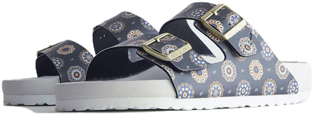 Birkenstock Arizona Kith Birko-Flor Navy Blazer BR1023886 Shop Birkenstock Arizona Kith Birko-Flor Navy Blazer BR1023886