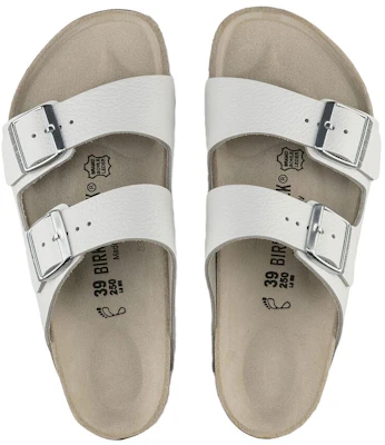Birkenstock Arizona Leather Sandals 'White' 0051131 Shop Birkenstock Arizona Leather Sandals 'White' 0051131
