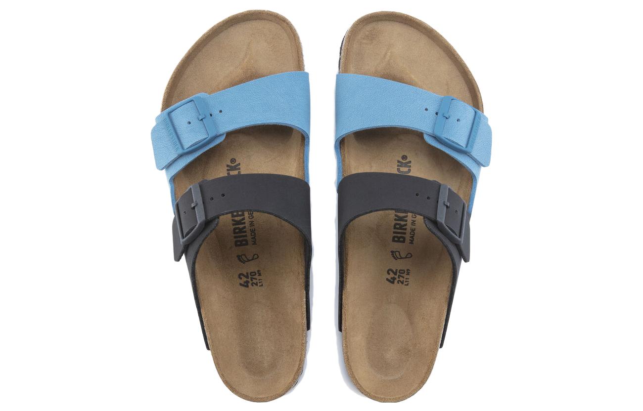 Birkenstock Arizona Narrow 'Blue Black Colorblock' 圖 4