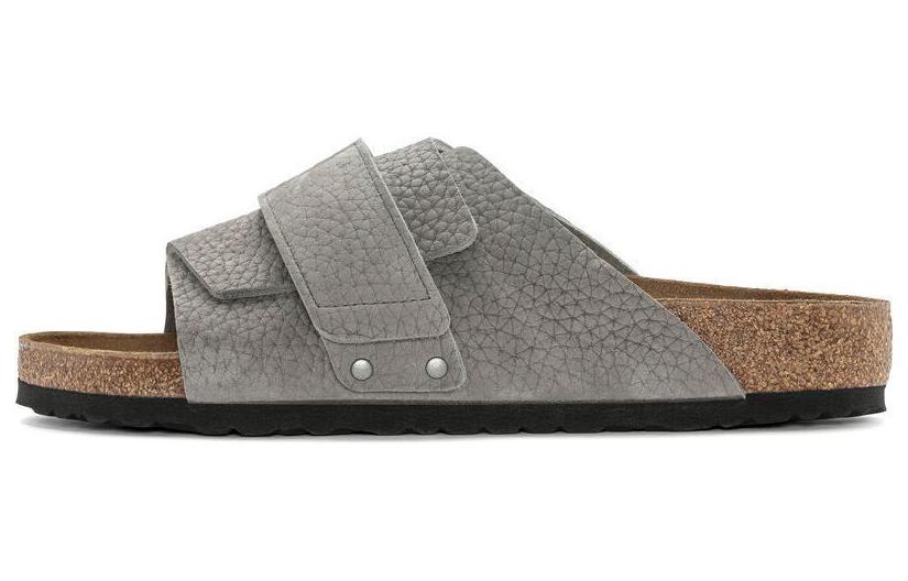 Birkenstock Kyoto Nubuck Leather Desert Buck Whale 'Grey'