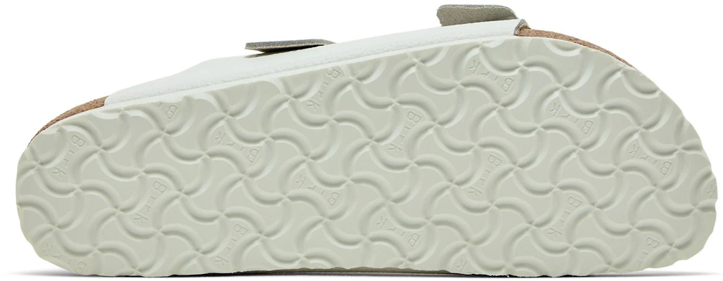 柏肯 Arizona 皮革 舒適增高百搭厚底金屬搭扣 一字拖鞋 男女同款 白色 窄版 Shop 柏肯 Arizona 皮革 舒適增高百搭厚底金屬搭扣 一字拖鞋 男女同款 白色 窄版