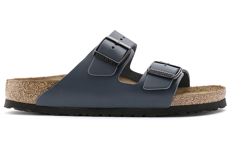 Order Birkenstock Arizona Natural Leather Narrow Fit 'Blue' 51153