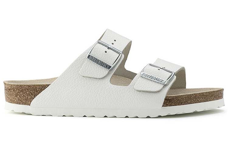 Order Birkenstock Arizona Natural Leather Narrow Fit 'White' 51133
