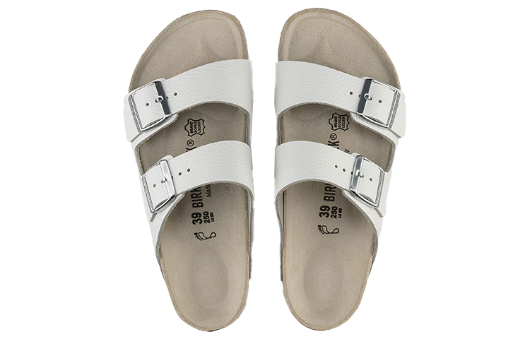Purchase Birkenstock Arizona Natural Leather Narrow Fit 'White' 51133