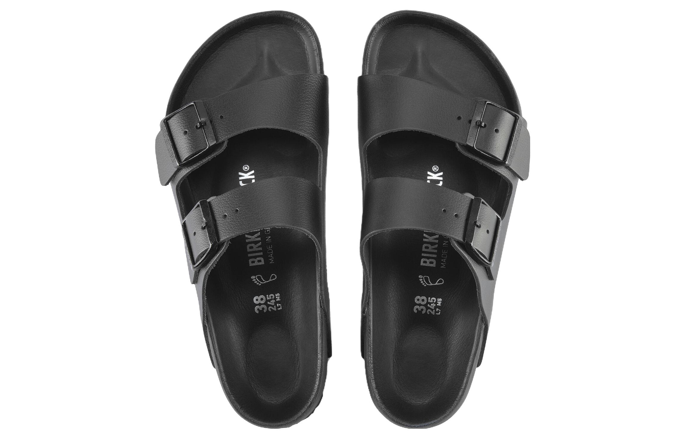 Birkenstock Arizona Natural Leather 'Black' 圖 4