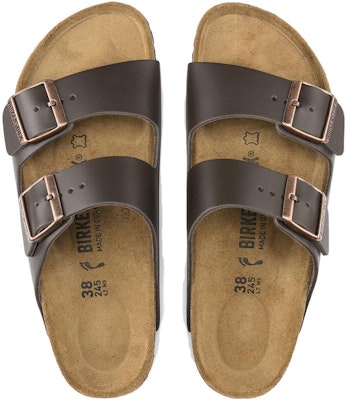Sandal Kulit Asli Birkenstock Arizona 'Coklat Gelap' 0051101 Shop Sandal Kulit Asli Birkenstock Arizona 'Coklat Gelap' 0051101