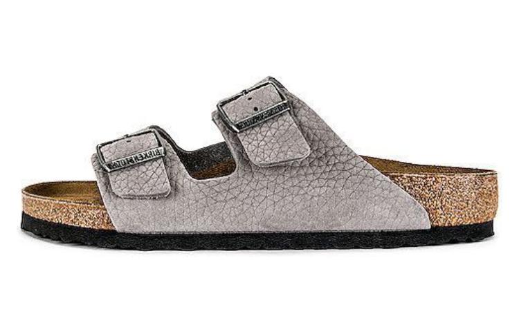 Birkenstock Arizona Nubuck Leather 'Desert Buck Whale Grey'