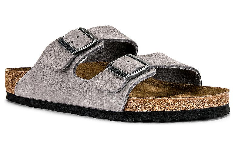 Birkenstock Arizona Nubuck Leather 'Desert Buck Whale Grey' 圖 2