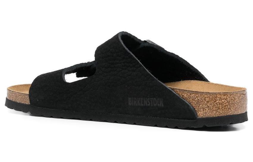 Birkenstock Arizona Nubuk Desert Buck 'Black' 圖 4