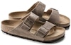 Lookbook Sandal Kulit Birkenstock Arizona 'Tobacco Brown'. 0352201