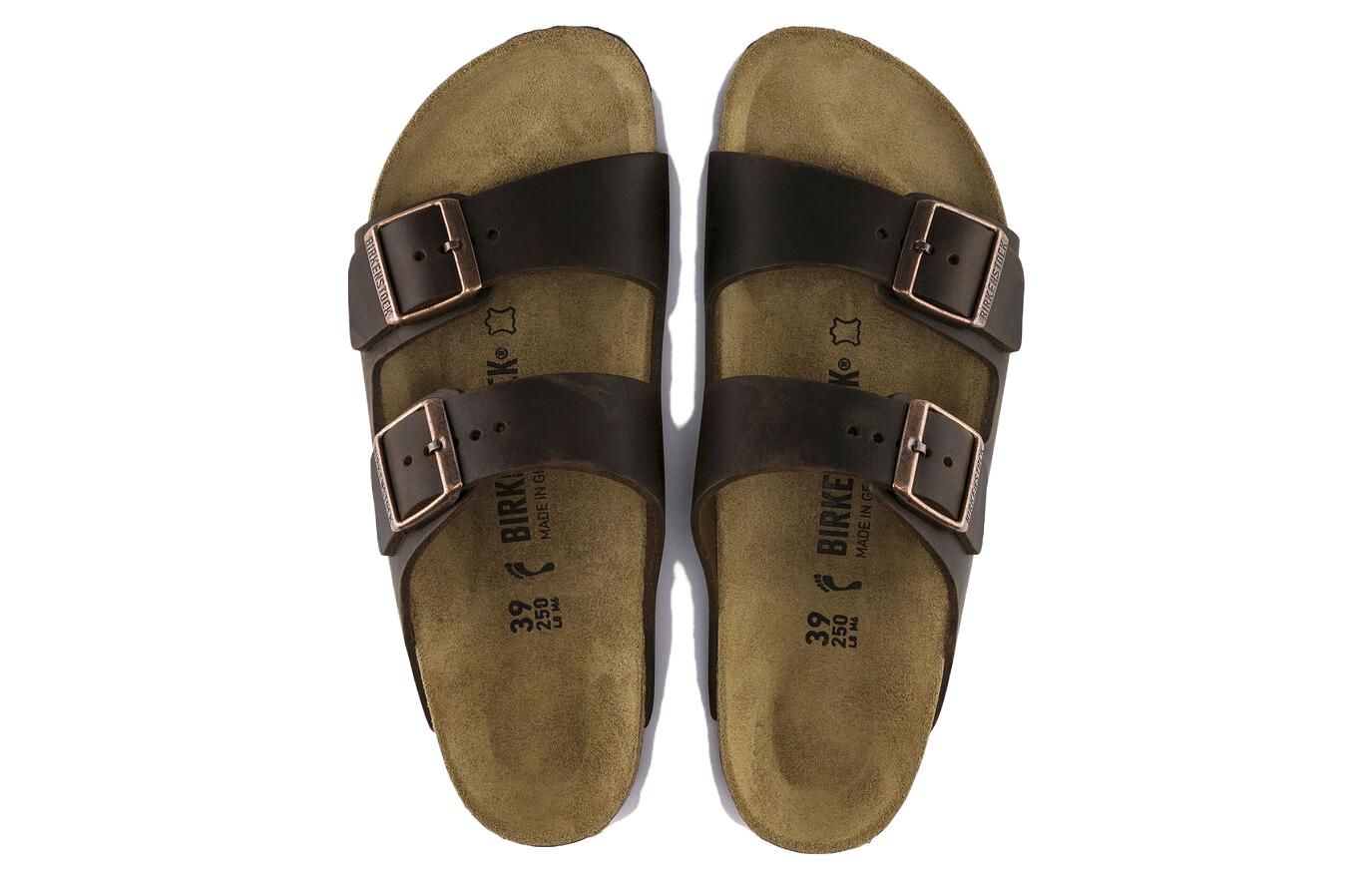 Shop Birkenstock Arizona Kulit Oiled Habana 0052531/0052533