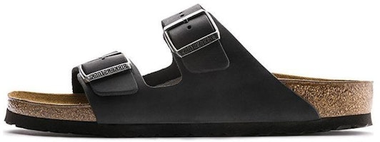 Birkenstock Arizona Oiled Leather Narrow Fit 'Black' 552113 Birkenstock Arizona Oiled Leather Narrow Fit 'Black' 552113