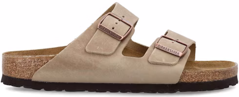 Order Birkenstock Arizona Geöltes Leder Tabakbraun ''Beige'' 0352203