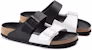 Sandal Birkenstock Arizona Siri Fesyen Hitam Putih Versi Colorblock 1019703