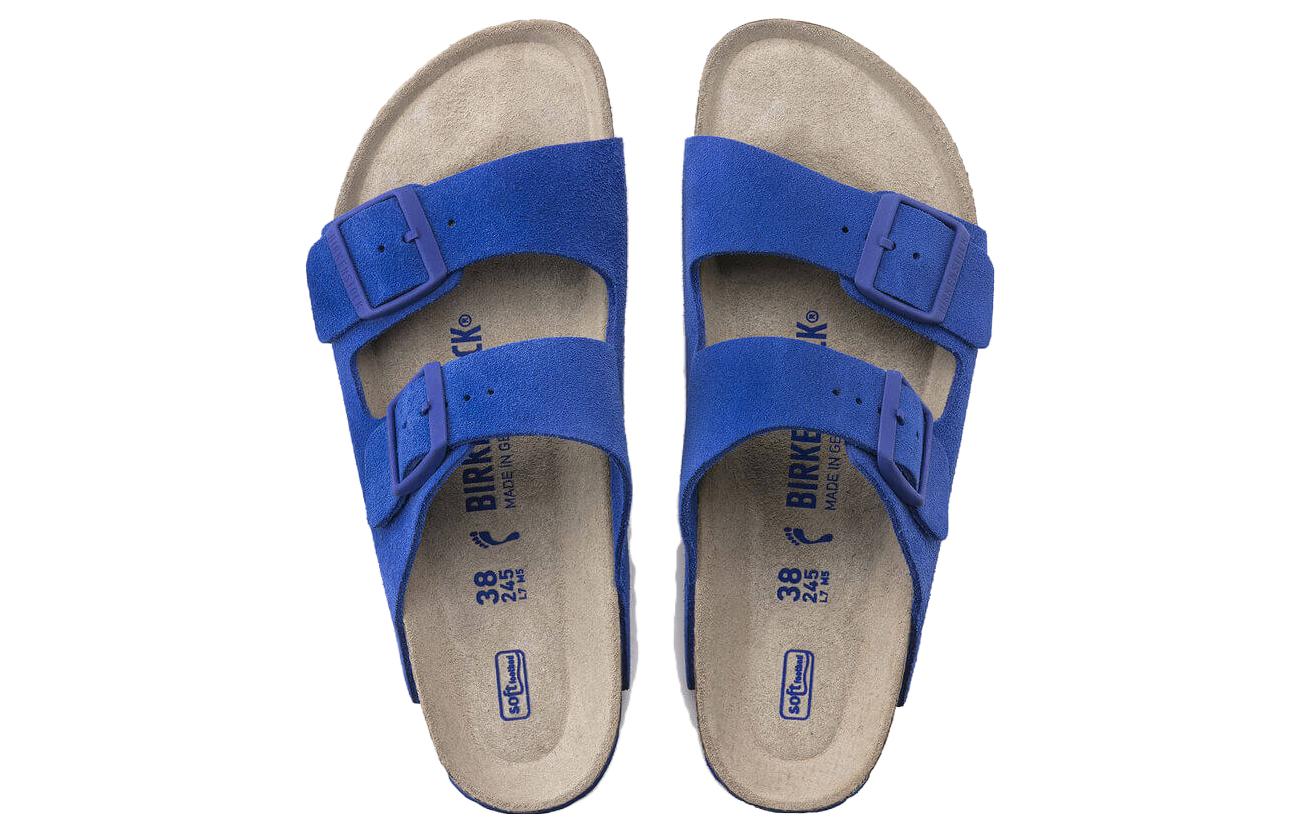 Birkenstock Arizona SFB VL Suede Sandals 'Ultra Blue' 圖 4