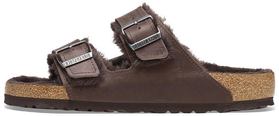 Birkenstock Arizona Shearling 'Brown Regular Edition' 1025654 Buy Birkenstock Arizona Shearling 'Brown Regular Edition' 1025654