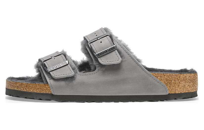 Birkenstock Arizona Shearling 'Grey' 1025658