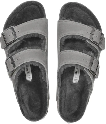 Birkenstock Arizona Shearling 'Grey' 1025658 Shop Birkenstock Arizona Shearling 'Grey' 1025658