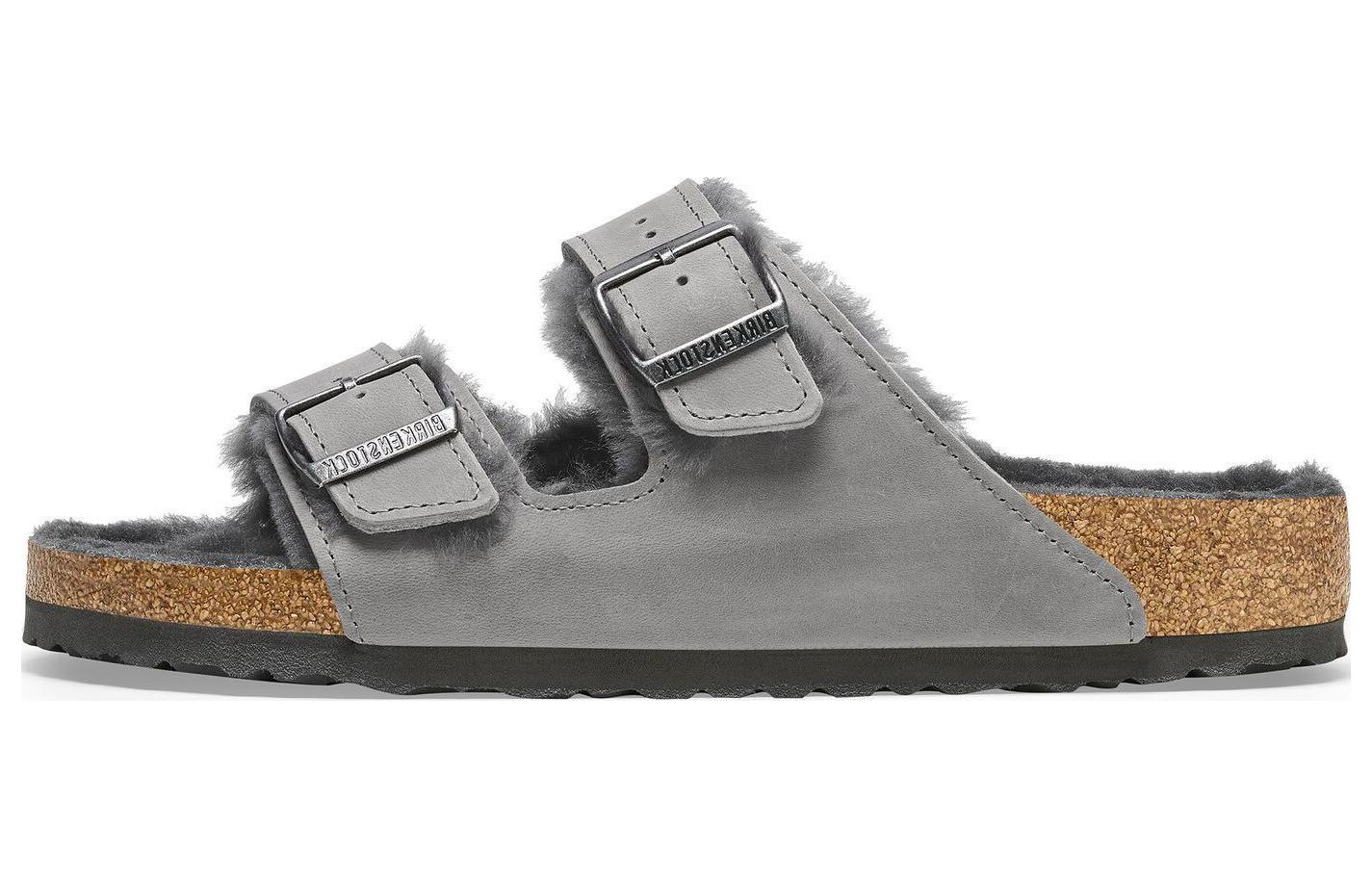 Birkenstock Arizona Shearling 'Grey Comfort' 1025646
